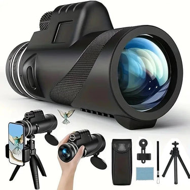 80x100 HD Monocular Telescope for Adventure Seekers - InspiredGrabs.com